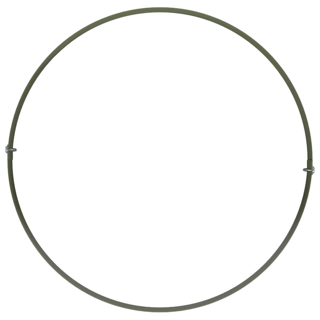 vidaXL Planter Ring Olive Green 30 x 30 x 20 cm Cold-rolled Steel 6