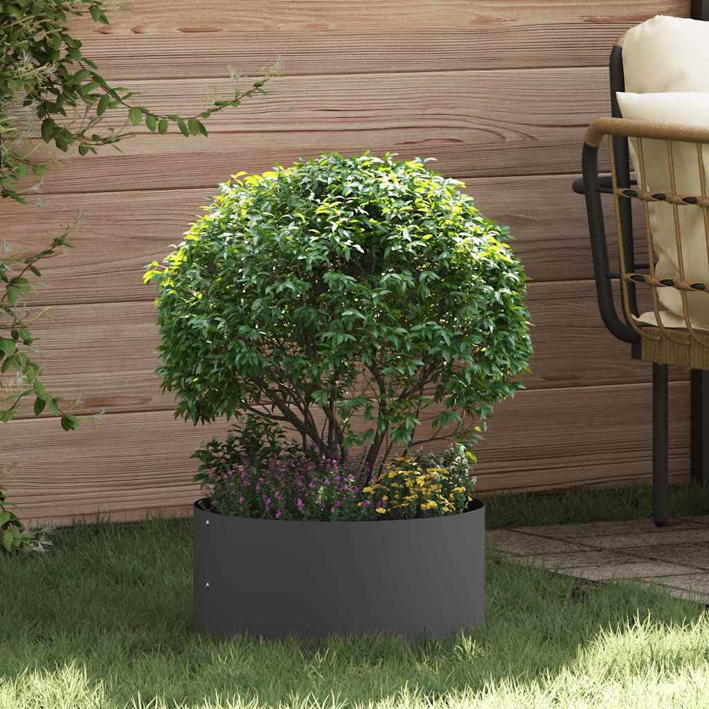 vidaXL Planter Ring 40 x 40 x 20 cm Cold-rolled Steel 5 pcs 40 cm