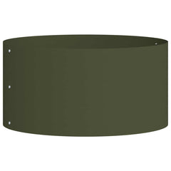 vidaXL Planter Ring Olive Green 40 x 40 x 20 cm Cold-rolled Steel 2