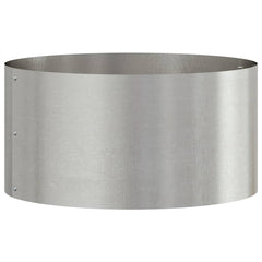vidaXL Planter Ring 5 pcs Silver 40 x 40 x 20 cm Stainless Steel 5