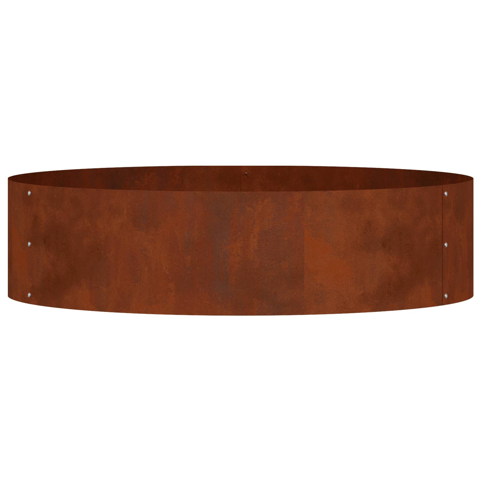 vidaXL Planter Ring Rusty 80 x 80 x 20 cm Weathering Steel 6