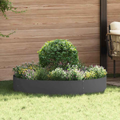 Planter Ring 120 x 120 x 20 cm 5 pcs 120 cm Black