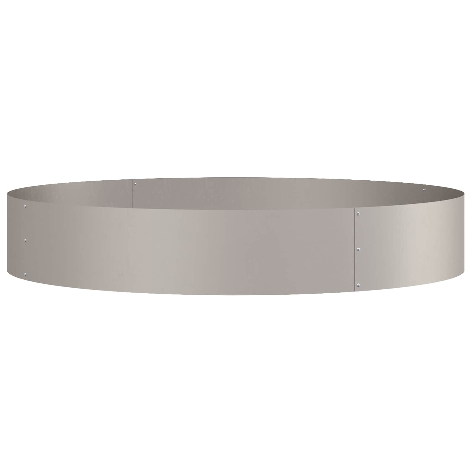 vidaXL Planter Ring Rusty 120 x 120 x 20 cm Weathering Steel 5