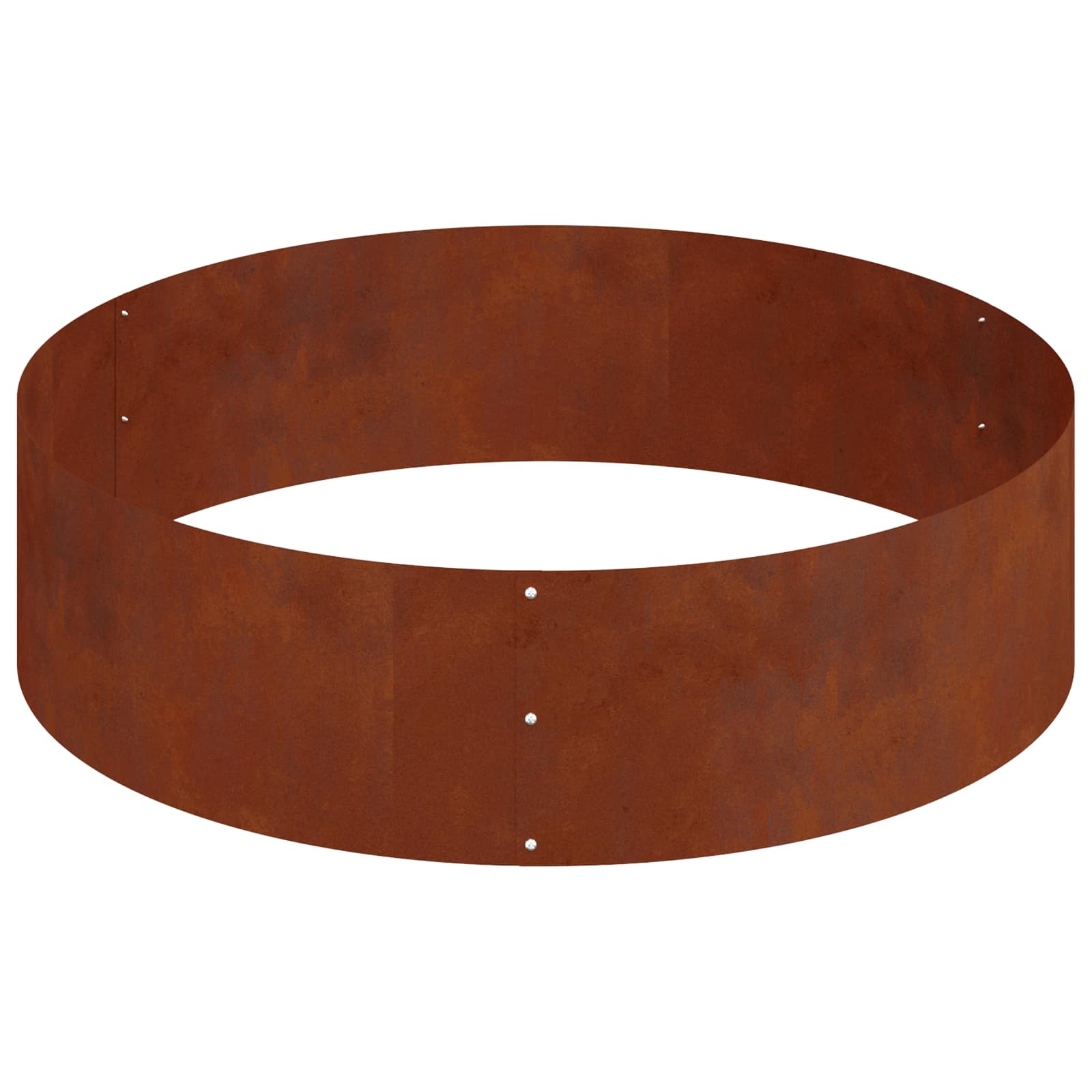 vidaXL Garden Planter Rusty 120 x 120 x 20 cm Weathering Steel 6