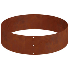 vidaXL Garden Planter Rusty 120 x 120 x 20 cm Weathering Steel 6