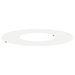 vidaXL suitable for Flat Tree Ring White Ø30/60 cm Steel 2
