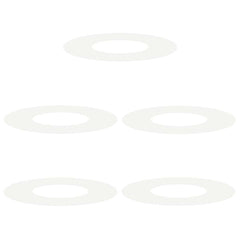 vidaXL suitable for Flat Tree Rings 5 pcs White Ø30/60 cm Steel 2