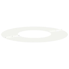 vidaXL suitable for Flat Tree Rings 5 pcs White Ø30/60 cm Steel 4