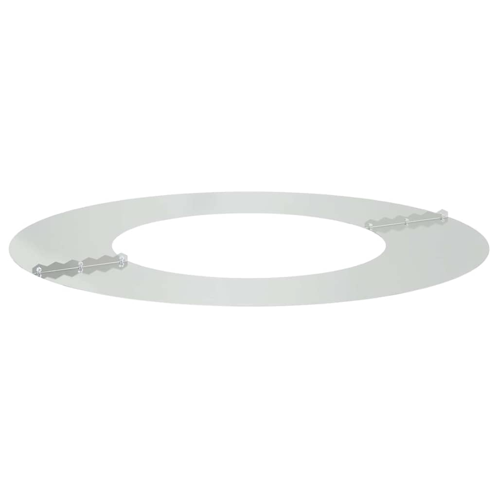 vidaXL suitable for Flat Tree Ring Silver Ø40/70 cm Galvanised steel 4