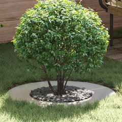 vidaXL suitable for Flat Tree Rings 5 pcs Silver Ø40/70 cm 1