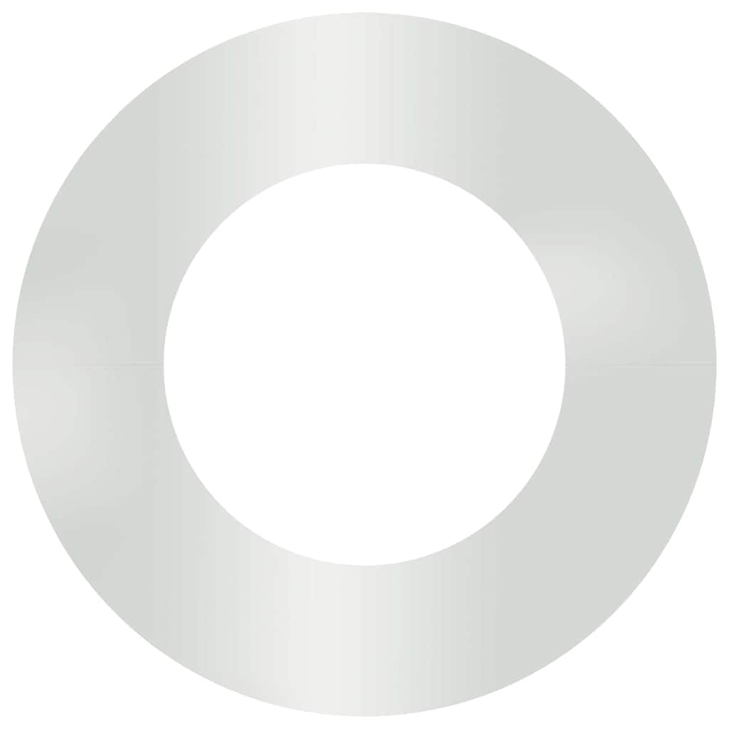 vidaXL suitable for Flat Tree Rings 5 pcs Silver Ø40/70 cm 5