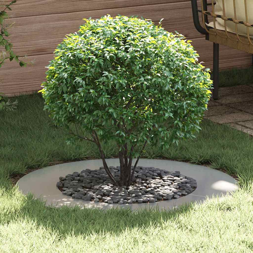 vidaXL suitable for Flat Tree Ring Silver Ø50/80 cm Galvanised steel 1