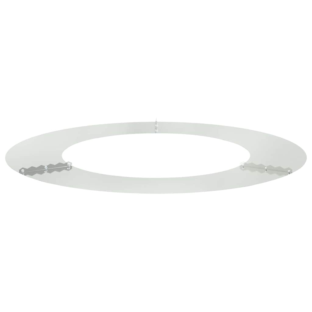 vidaXL suitable for Flat Tree Ring Silver Ø50/80 cm Galvanised steel 4