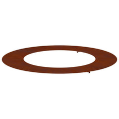 vidaXL suitable for Flat Tree Ring Rusty Ø50/80 cm 2
