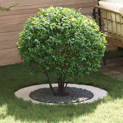 vidaXL suitable for Flat Tree Ring White Ø60/90 cm Steel 1