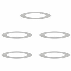 vidaXL suitable for Flat Tree Rings 5 pcs Silver Ø60/90 cm 2