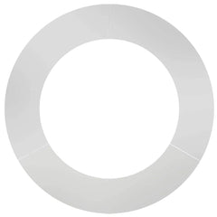 vidaXL suitable for Flat Tree Rings 5 pcs Silver Ø60/90 cm 5