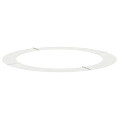 vidaXL suitable for Flat Tree Ring White Ø90/120 cm Steel 4