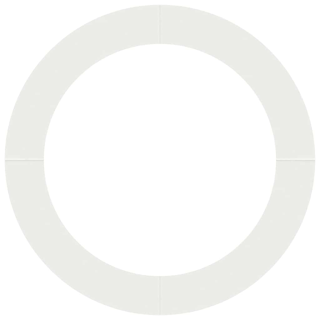 vidaXL suitable for Flat Tree Ring White Ø90/120 cm Steel 5