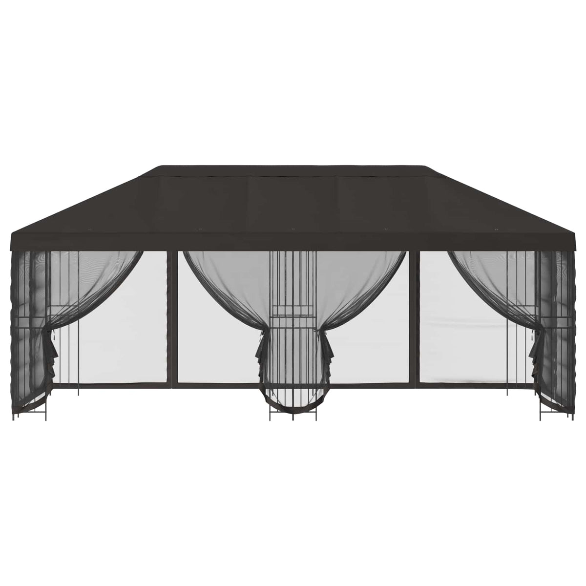 6 x 3 m Polyester and Steel 190 gsm Anthracite