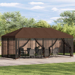 6 x 3 m Polyester and Steel 190 gsm Brown
