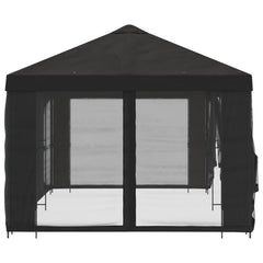 Garden Gazebo with Sidewalls 6 x 3 m Polyester and Steel Anthracite
