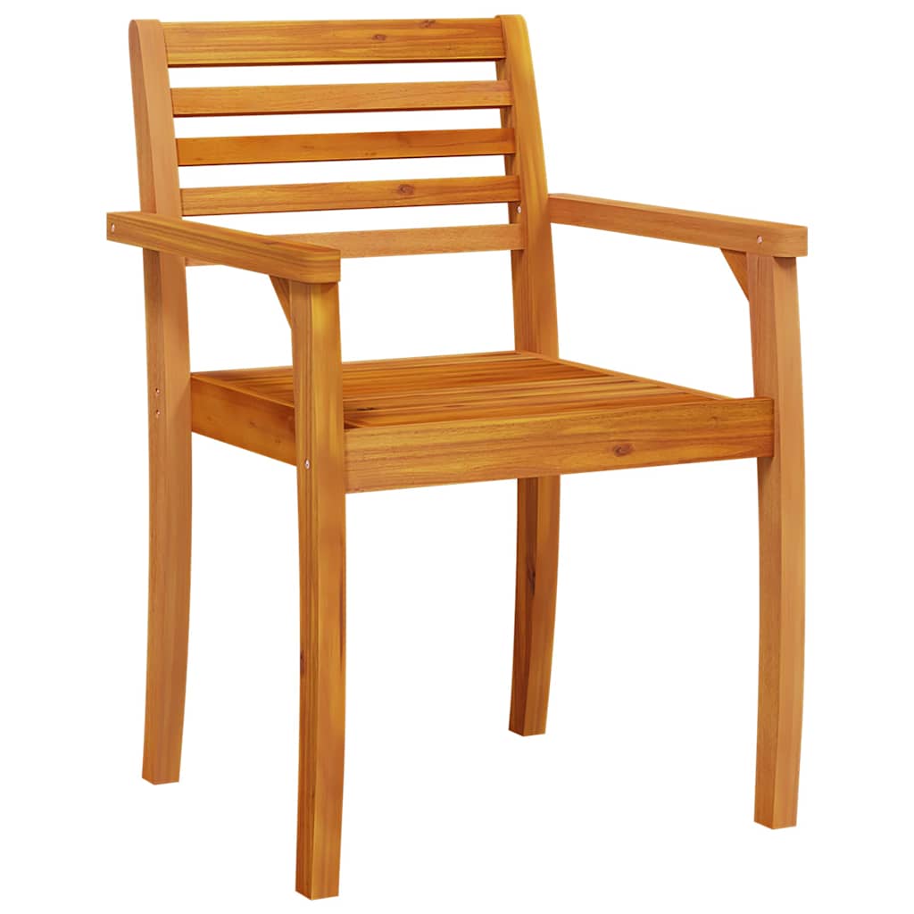 vidaXL Garden Dining Set 3 pcs Brown Solid Acacia Wood 6