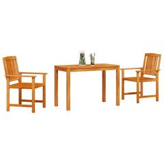 vidaXL Garden Dining Set 3 pcs Brown Solid Acacia Wood 3