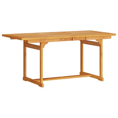 Garden Dining Set 5 pcs Brown Solid Acacia Wood Rectangular table +4x chair