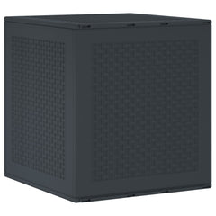 Storage Box 55 x 53 x 57 cm Polypropylene Anthracite