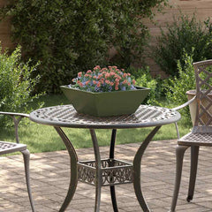 vidaXL Garden Planter 5 pcs Olive Green 40 x 40 x 15 cm 1