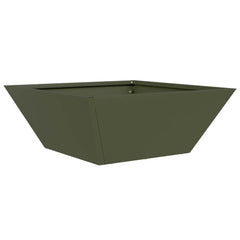 vidaXL Garden Planter 5 pcs Olive Green 40 x 40 x 15 cm 5