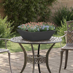Garden Planter 50 x 50 x 15 cm 5 pcs Black