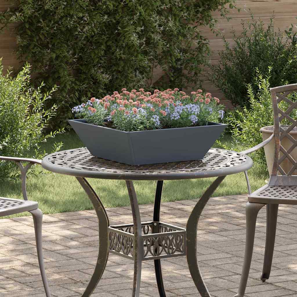 Garden Planter 50 x 50 x 15 cm 5 pcs Anthracite