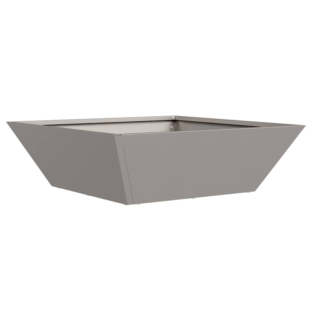 vidaXL Garden Planter 5 pcs Rusty 50 x 50 x 15 cm Weathering Steel 2