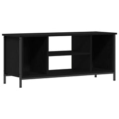 vidaXL TV Cabinet 102 x 35 x 45 cm Black Oak Engineered Wood 2
