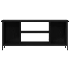 vidaXL TV Cabinet 102 x 35 x 45 cm Black Oak Engineered Wood 5