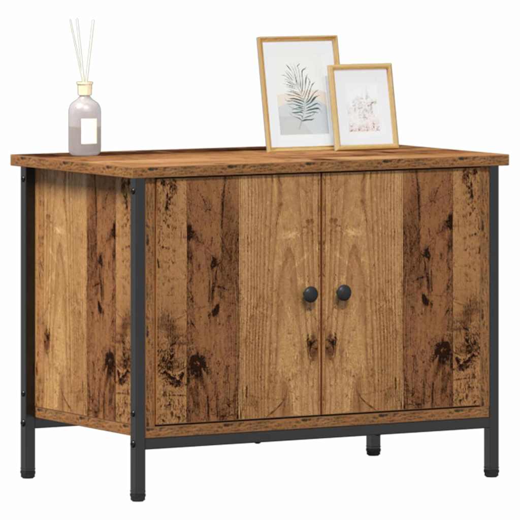 vidaXL TV Cabinet 60 x 35 x 45 cm Old Wood Engineered Wood 3