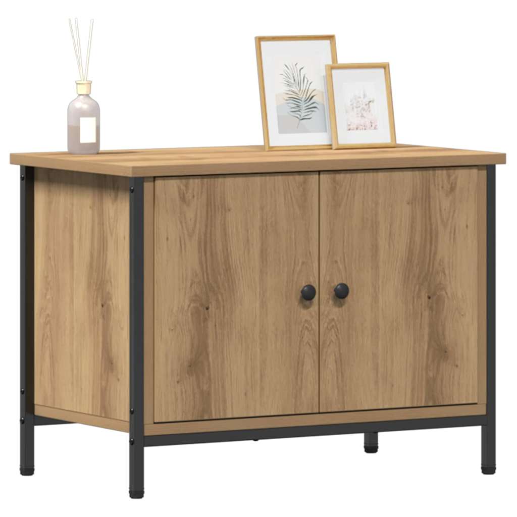 vidaXL TV Cabinet 60 x 35 x 45 cm Artisan Oak Engineered Wood 3