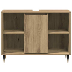 vidaXL Bathroom Cabinet Artisan Oak 80 x 33 x 60 cm Engineered Wood 6