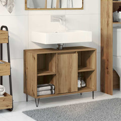vidaXL Bathroom Cabinet Artisan Oak 80 x 33 x 60 cm Engineered Wood 1