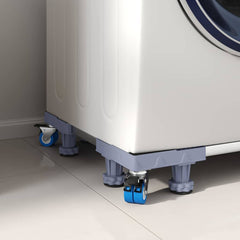 vidaXL Washing Machine Base Grey 66 x 66 x 12 cm Stainless Steel 5