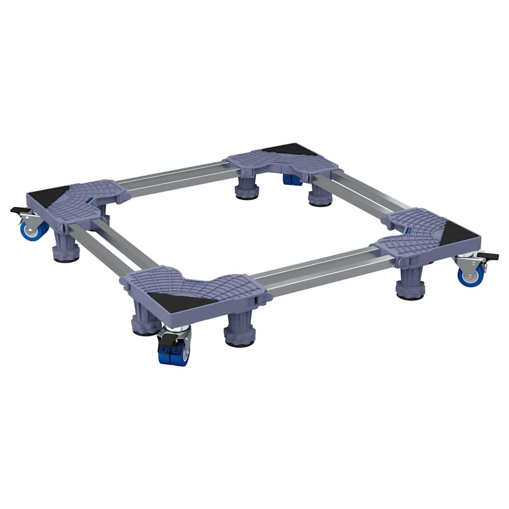 vidaXL Washing Machine Base Grey 67 x 67 x 12 cm Stainless Steel 2