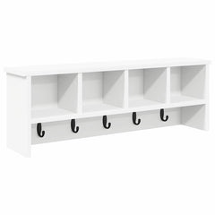 vidaXL Wall-Mounted Coat Rack Wall-Mounted White 75 x 16 x 26 cm 2