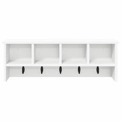 vidaXL Wall-Mounted Coat Rack Wall-Mounted White 75 x 16 x 26 cm 5