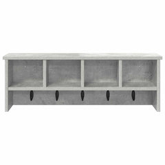 vidaXL Wall-Mounted Coat Rack Wall-Mounted Concrete Grey 5