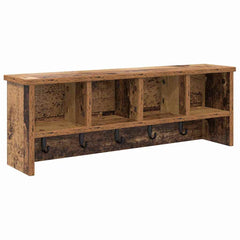 Wall-Mounted Coat Rack Wall-Mounted 75 x 16 x 26 cm Old wood