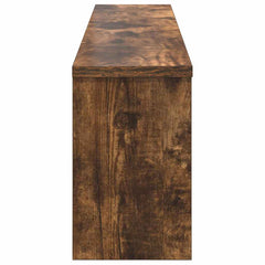 vidaXL Wall-Mounted Coat Rack Wall-Mounted Smoked Oak 100 x 16 x 26 cm 6