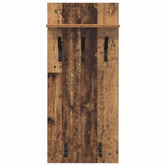 vidaXL Wall-Mounted Coat Rack Wall-Mounted Old Wood 40 x 10 x 90 cm 5
