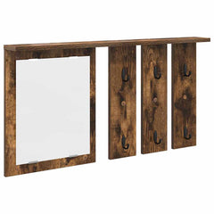 vidaXL Wall-Mounted Coat Rack Wall-Mounted Smoked oak 85 x 10 x 45 cm 2
